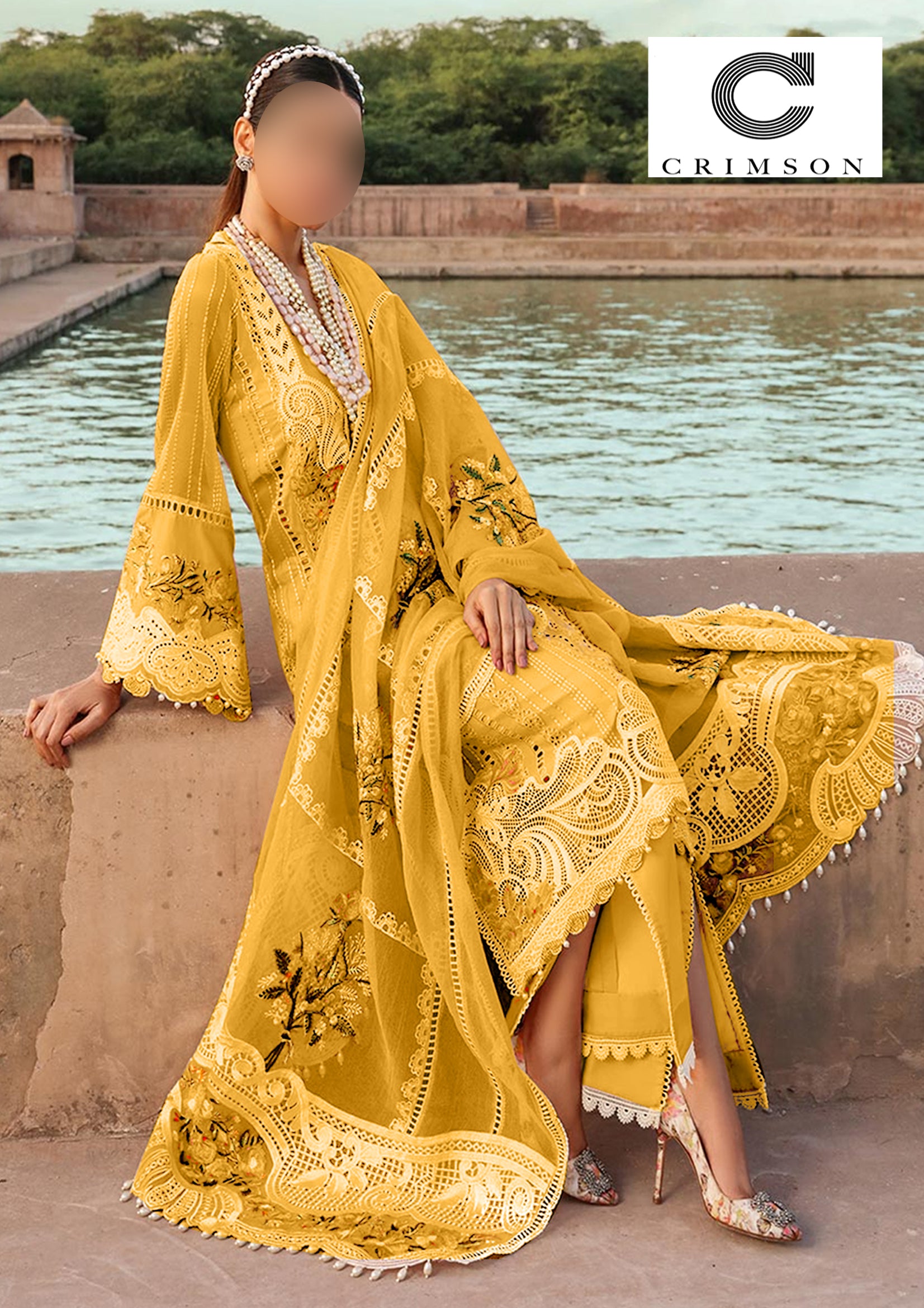 CRIMSON CHICKENKARI COLLECTION