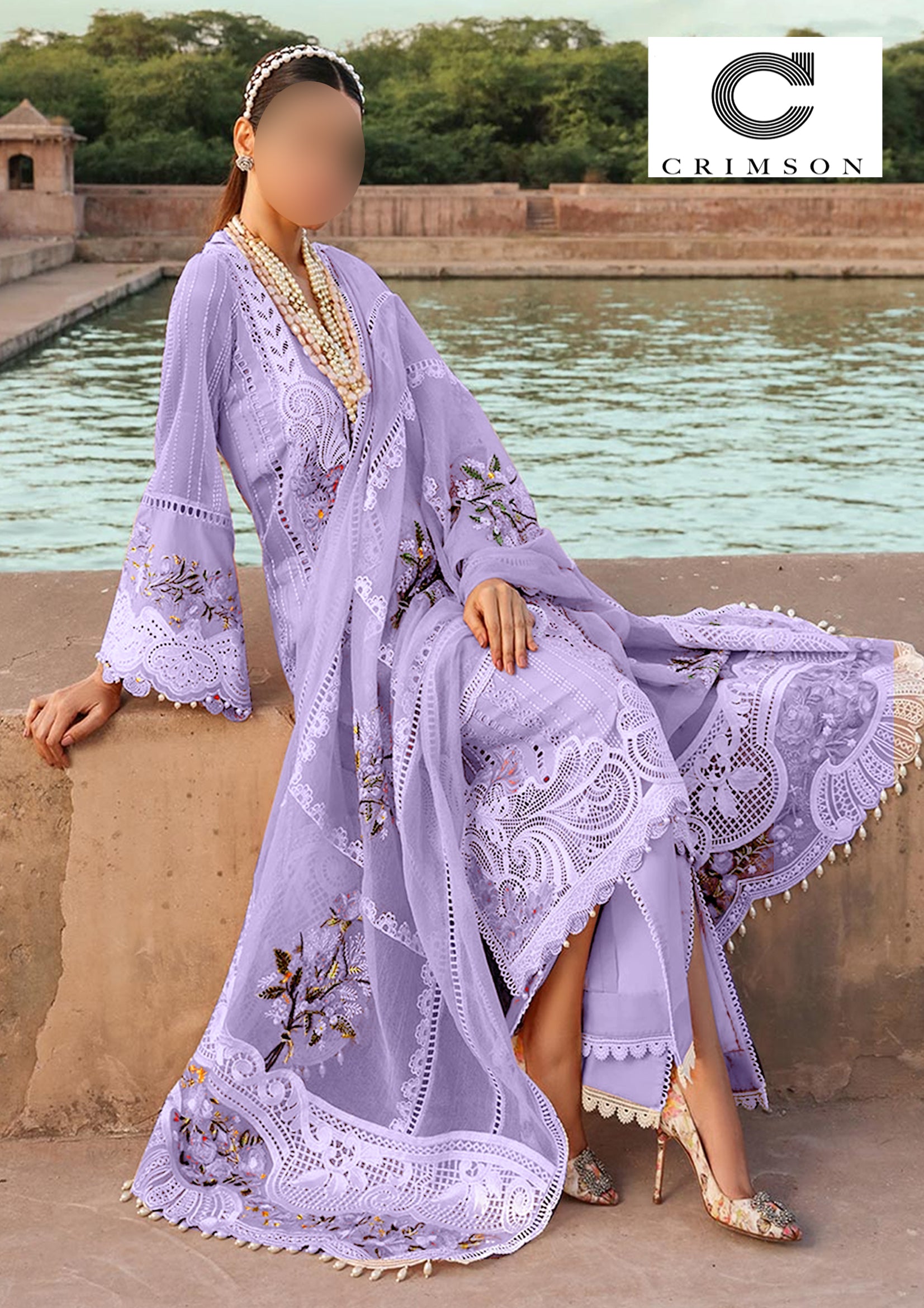 CRIMSON CHICKENKARI COLLECTION