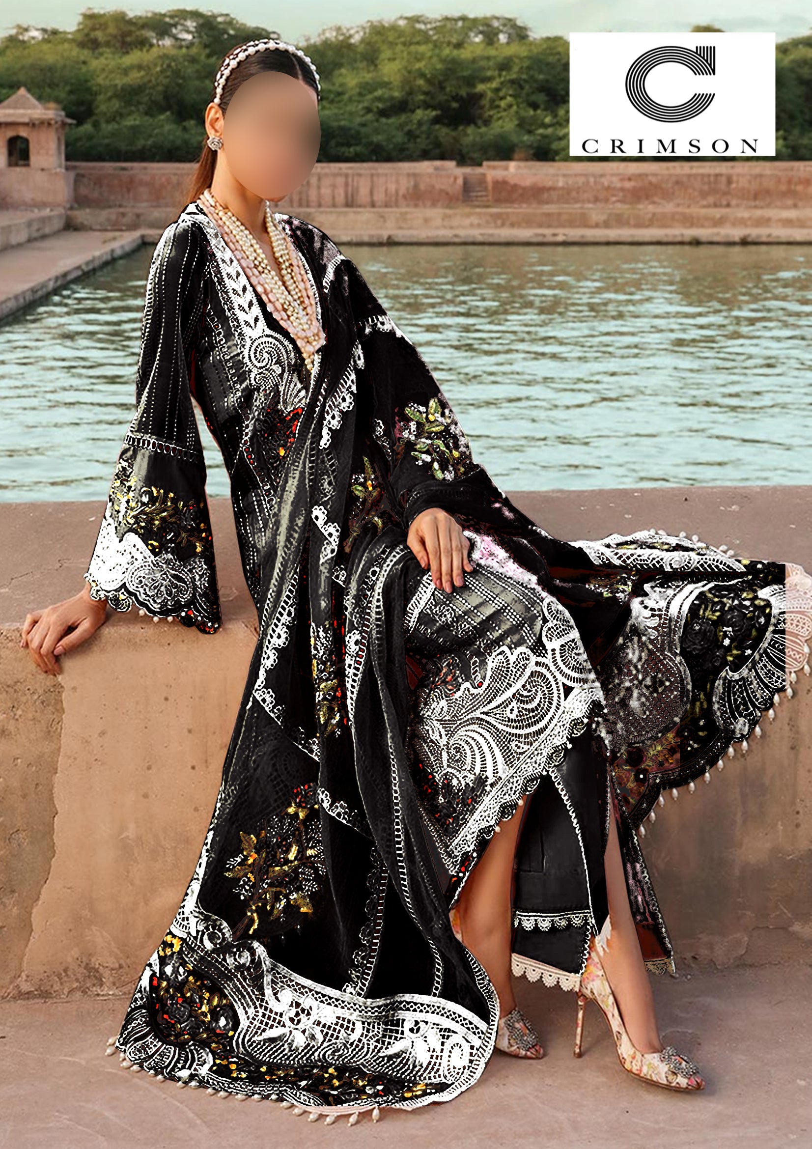 CRIMSON CHICKENKARI COLLECTION