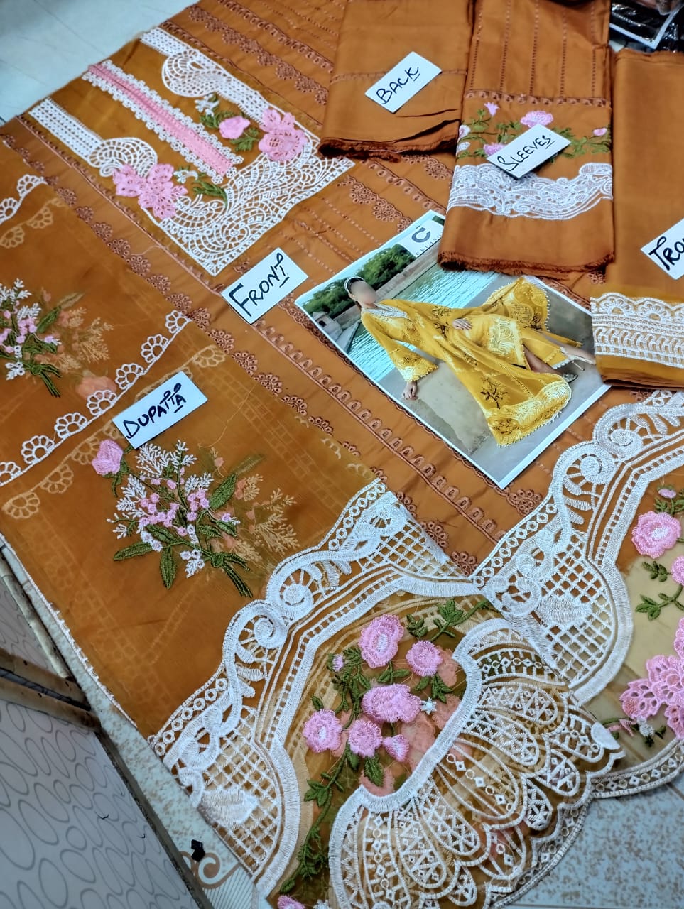 CRIMSON CHICKENKARI COLLECTION