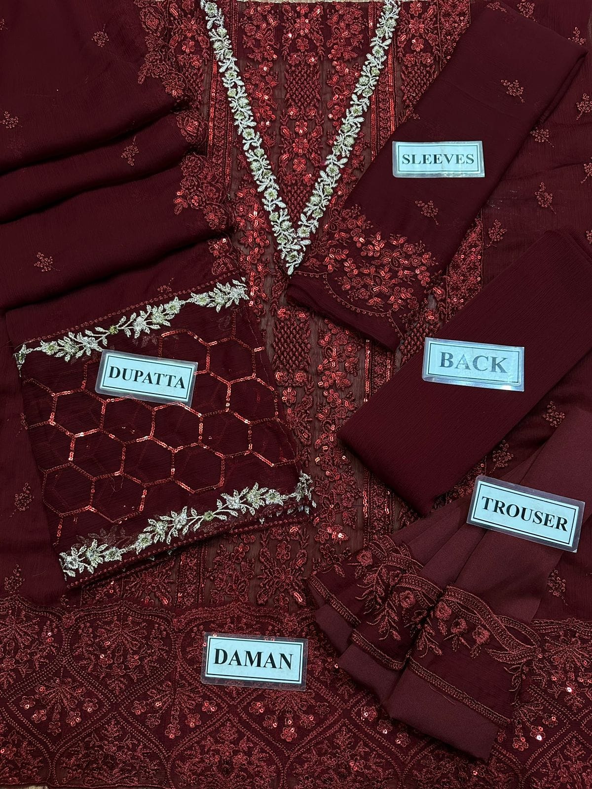 AZURE EMBROIDERY CHIFFON COLLECTION