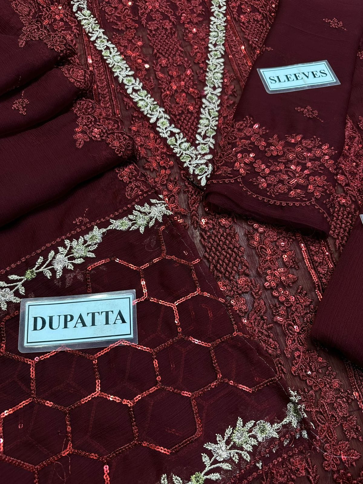 AZURE EMBROIDERY CHIFFON COLLECTION