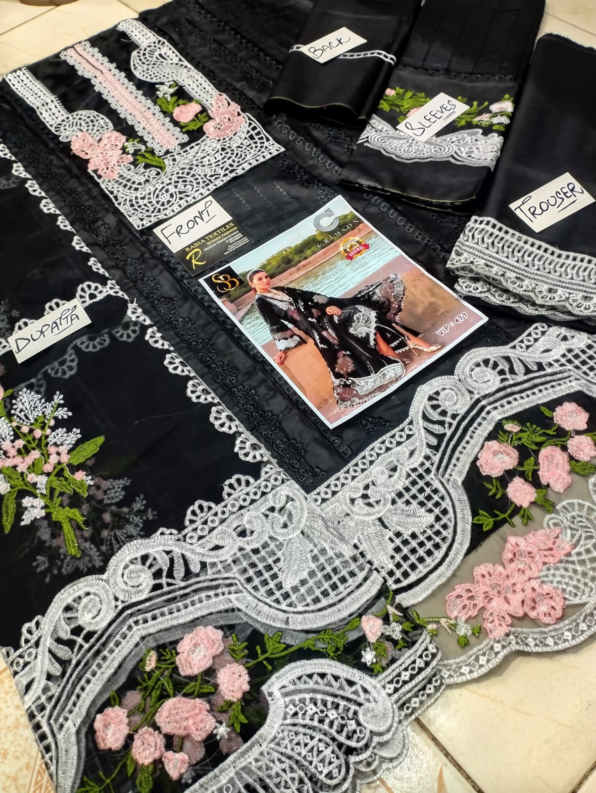 CRIMSON CHICKENKARI COLLECTION